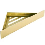 Półki łazienkowe - Rea Półka łazienkowa prysznicowa SF07 złota szczotkowana - miniaturka - grafika 1