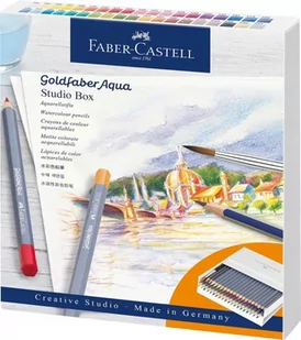 FABER CASTELL Kredki Goldfaber Aqua 38 kol. + 2 ołówki + pędzel - Faber Castell - Zestawy szkolne - miniaturka - grafika 1