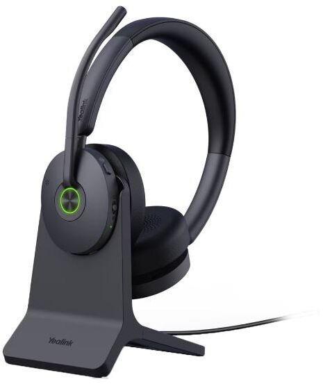 Słuchawki Yealink Headset WH68 Hybrid w tym stacja ładująca