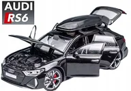 Figurki dla dzieci - Audi Rs6 1:32 Otwierane Drzwi + Światła + Dźwięk + Baterie - miniaturka - grafika 1