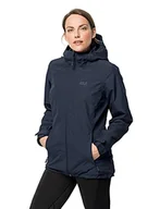 Kurtki damskie - Jack Wolfskin Norrland 3in1 W kurtka podwójna, kolor: niebieski (midnight blue) , rozmiar: small 1110911-1910002 - miniaturka - grafika 1