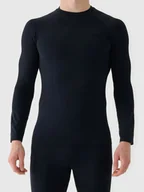 Bielizna sportowa męska - 4F Podkoszulek funkcyjny w kolorze czarnym - miniaturka - grafika 1