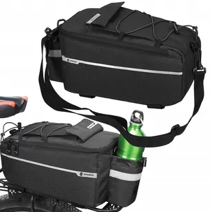 Torba rowerowa na bagażnik sakwa 8,5L czarna - Sakwy rowerowe Torba rowerowa na bagażnik sakwa 8,5L czarna - Sakwy rowerowe - miniaturka - grafika 1