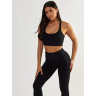 Bielizna sportowa damska - Stanik Fitness BeShaped Gym Queen Bezszwowy - miniaturka - grafika 1