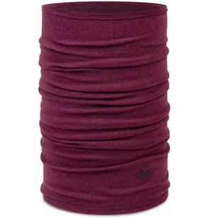 Bandana BUFF MERINO MIDWEIGHT MELANGE TIBETAN RED - Czapki i chusty sportowe damskie - miniaturka - grafika 1