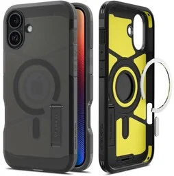 Spigen Etui Tough Armor Mag do MagSafe do iPhone 16, przydymione - Etui i futerały do telefonów - miniaturka - grafika 1