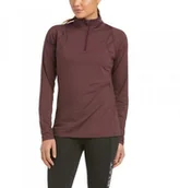 Akcesoria jeździeckie - Ariat Bluzka damska AUBURN SS21 - cocoa - miniaturka - grafika 1