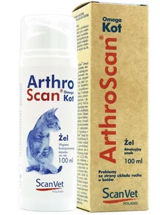 ScanVet ArthroScan Omega Kot 100ml żel 5391525730165 - Suplementy i witaminy dla psów - miniaturka - grafika 1