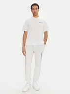 Spodnie sportowe męskie - Jack&Jones Komplet t-shirt i spodnie dresowe Beau 12277849 Biały Relaxed Fit - miniaturka - grafika 1