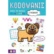 Książki edukacyjne - Z pieskiem. Kodowanie krok po kroku dla maluchów - miniaturka - grafika 1