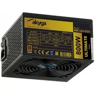 Zasilacze komputerowe - Akyga Zasilacz ATX 800W Ultimate AK-U4-800 80+ Bronze APFC Fan12cm AK-U4-800 - miniaturka - grafika 1