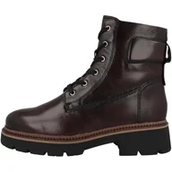 Kozaki damskie - Tamaris Damskie buty 1-25260-41, modne kozaki, bordowe, 40 EU, bordowy, 40 EU - miniaturka - grafika 1