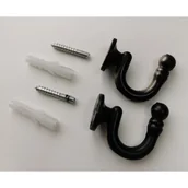 Karnisze - Haczyk drapujący do karnisza SOHO/ CITY czarny - miniaturka - grafika 1