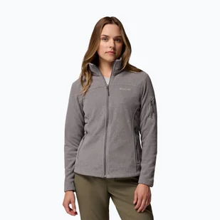 Bluza polarowa damska Columbia Fast Trek II city grey heather/city grey WYSYŁKA W 24H 30 DNI NA ZWROT - Sport OUTLET - miniaturka - grafika 1
