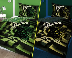Pościel 160 x 200 2cz FLUO Młodzieżowa Jaime 4634A - Pościel dla dzieci - miniaturka - grafika 5