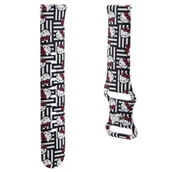 Akcesoria do smartwatchy - Pasek HELLO KITTY Silicone Heads & Stripes (40/41/42/44/45/46 mm) Czarny - miniaturka - grafika 1