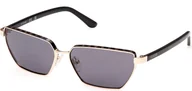 Okulary przeciwsłoneczne - Guess GU00106 05A błyszczące różowe złoto 59/14/140 Damskie okulary przeciwsłoneczne - miniaturka - grafika 1