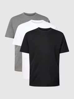 Koszulki męskie - T-shirt z dekoltem okrągłym, w zestawie 3 szt. - grafika 1