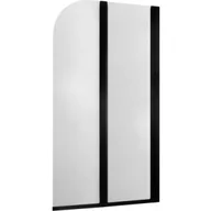 Parawany nawannowe - ARMATURA KRAKÓW 170-06941P MODERN 2  PARAWAN 2-ELEMENTOWY CZARNY  /  SZKŁO BEZPIECZNE810-820mm / 1400mm - miniaturka - grafika 1