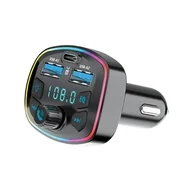 Transmitery FM - Forever transmiter FM Bluetooth TR-360 czarny - miniaturka - grafika 1