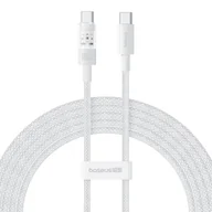 Kable USB - Kabel Baseus Gem Typ C-Typ C 100W 2m (biały) - miniaturka - grafika 1