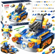 Klocki - Klocki konstrukcyjne czoÅg wojskowy 174 elementy - miniaturka - grafika 1