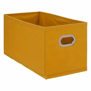 Pudełko do regału 15x31cm gładkie żółte - Pudła i pojemniki do przechowywania - miniaturka - grafika 1