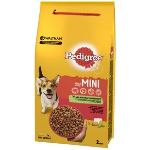 Pedigree Adult Mini Wołowina i warzywa 2 kg - Sucha karma dla psów - miniaturka - grafika 1