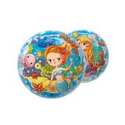 Piłki dla dzieci - Brimarex, Piłka kolorowa, 23 cm Akwarium, 26040 - miniaturka - grafika 1