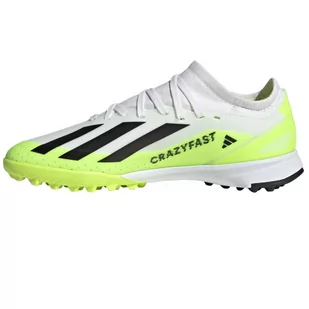 Buty piłkarskie adidas X Crazyfast.3 TF Jr (kolor Biały. Zielony, rozmiar 37 1/3) - Piłka nożna - miniaturka - grafika 2