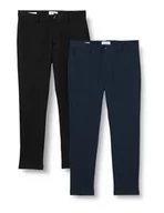 Spodnie męskie - JACK & JONES spodnie męskie, Navy Blazer/Pack:black, 33W / 30L - miniaturka - grafika 1