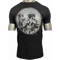 Odzież taktyczna i umundurowanie - Koszulka T-Shirt Maskpol Wzór 04 Czarna L - miniaturka - grafika 1