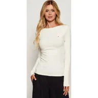 Bluzki damskie - Tommy Hilfiger Bluzka Slim Fit - miniaturka - grafika 1