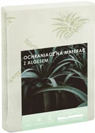 Pokrowce na materace - Ochraniacz na materac 180x200 Antyalergiczny Polski Produkt z Gumkami Aloes - miniaturka - grafika 1