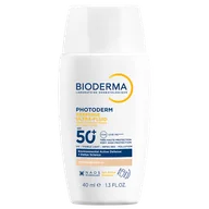 Balsamy i kremy do opalania - Bioderma Photoderm XDefense, ultralekki fluid o działaniu detoksykującym, kolor 01, SPF 50+, 40 ml - miniaturka - grafika 1