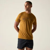 Koszulki sportowe męskie - Dare 2b Koszulka męska szybkoschnąca Tech II Brązowy, Rozmiar: M - miniaturka - grafika 1