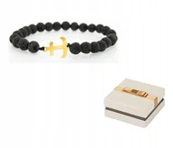 Bransolety męskie - Złoto 585 Bransoletka Złota Męska Kotwica 14 karatów BZ73 - miniaturka - grafika 1