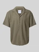 Koszule męskie - Koszula casualowa z kołnierzem z połami model ‘LATHAM’ - miniaturka - grafika 1