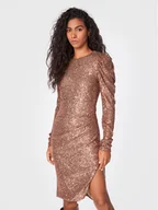 Sukienki - Silvian Heach Sukienka koktajlowa Vestit CVA22264VE Brązowy Slim Fit - miniaturka - grafika 1