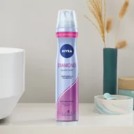 Kosmetyki do stylizacji włosów - Nivea lakier DIAMOND GLOSS 250ml - miniaturka - grafika 1