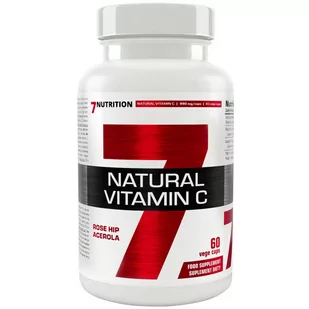 7Nutrition Natural Vitamin C 60vegcaps - Witaminy i minerały dla sportowców - miniaturka - grafika 1