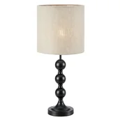 Lampy stojące - Lampka nocna stojąca Octo 108575 Markslojd abażur materiałowy czarny - miniaturka - grafika 1