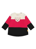 Bluzy i sweterki niemowlęce - Steiff Bluza w kolorze różowo-kremowym - miniaturka - grafika 1