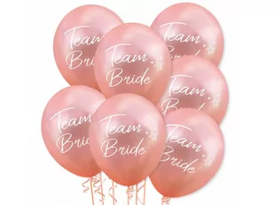 DP Balony z nadrukiem Team Bride - 30 cm - 100 szt. BAL69 - Wieczór panieński i kawalerski - miniaturka - grafika 1