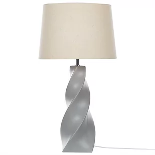 Lampa Stołowa Ceramiczna Szara Belaya - Lampy stojące - miniaturka - grafika 1