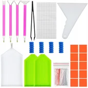 Zabawki kreatywne - DIAMOND PAINTING AKCESORIA Do Haftu Diamentowego Haft Diamentowy Zestaw, DIAMENTOWY MALARZ - miniaturka - grafika 1