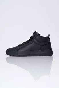 Sneakersy czarne wyższe skórzane Chunky Calvin Klein Jeans YM0YM01120 42 - Sneakersy męskie - miniaturka - grafika 1