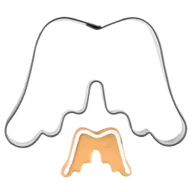 Formy do ciast - Wykrawacz do ciastek stalowy skrzydła 7 cm - miniaturka - grafika 1