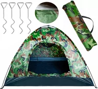 Namioty - Namiot Turystyczny Survival Na Ryby 4Os 190Cm Moro  D330 - miniaturka - grafika 1