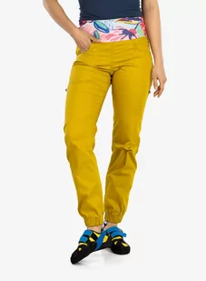 Spodnie wspinaczkowe damskie Ocun Sansa Pants - yellow antique - Odzież trekkingowa damska - miniaturka - grafika 1